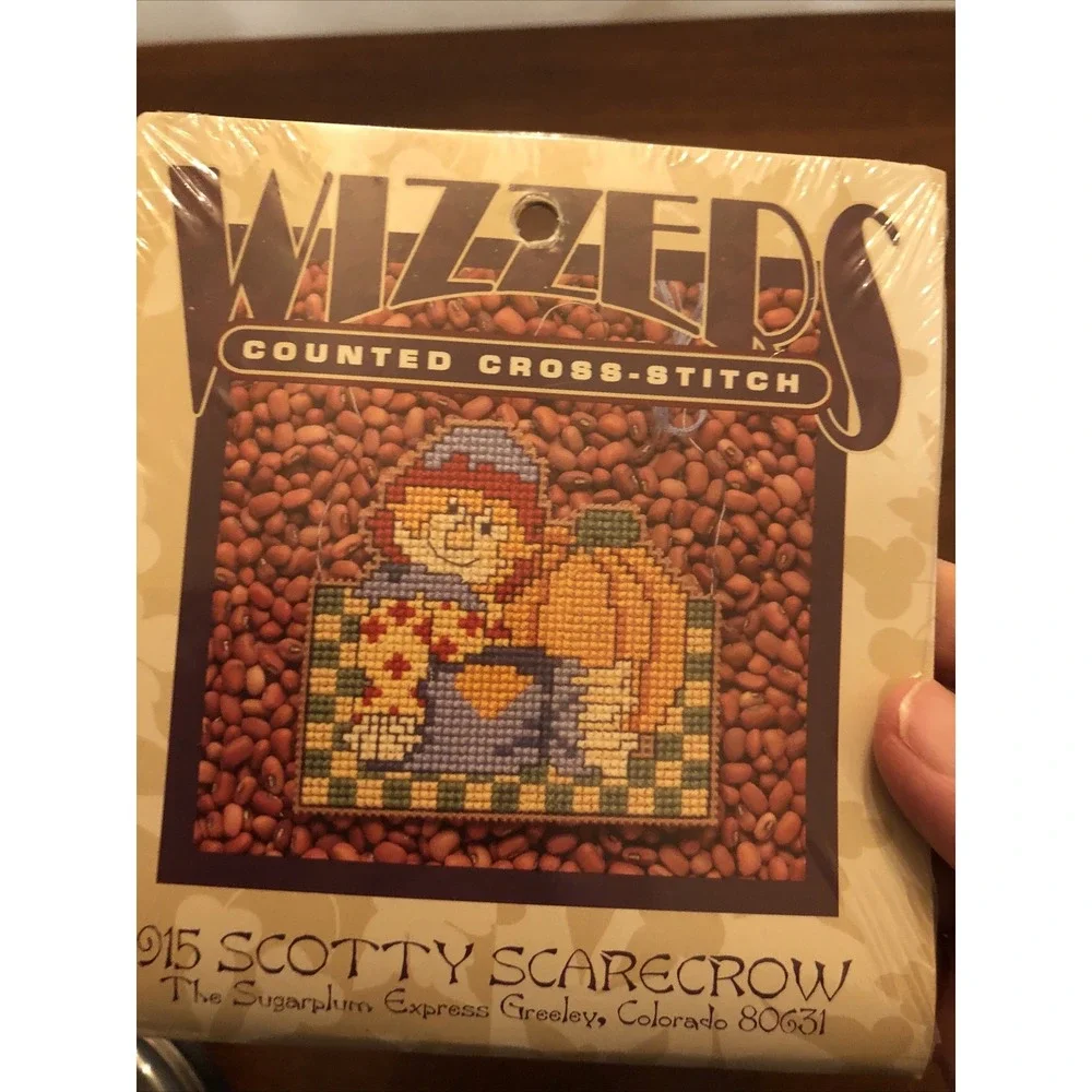 Cross-Stitch Wizzers 911 Camilla Crow-915 Scarecrow-904 Duck Lot of 3 Kits NEW